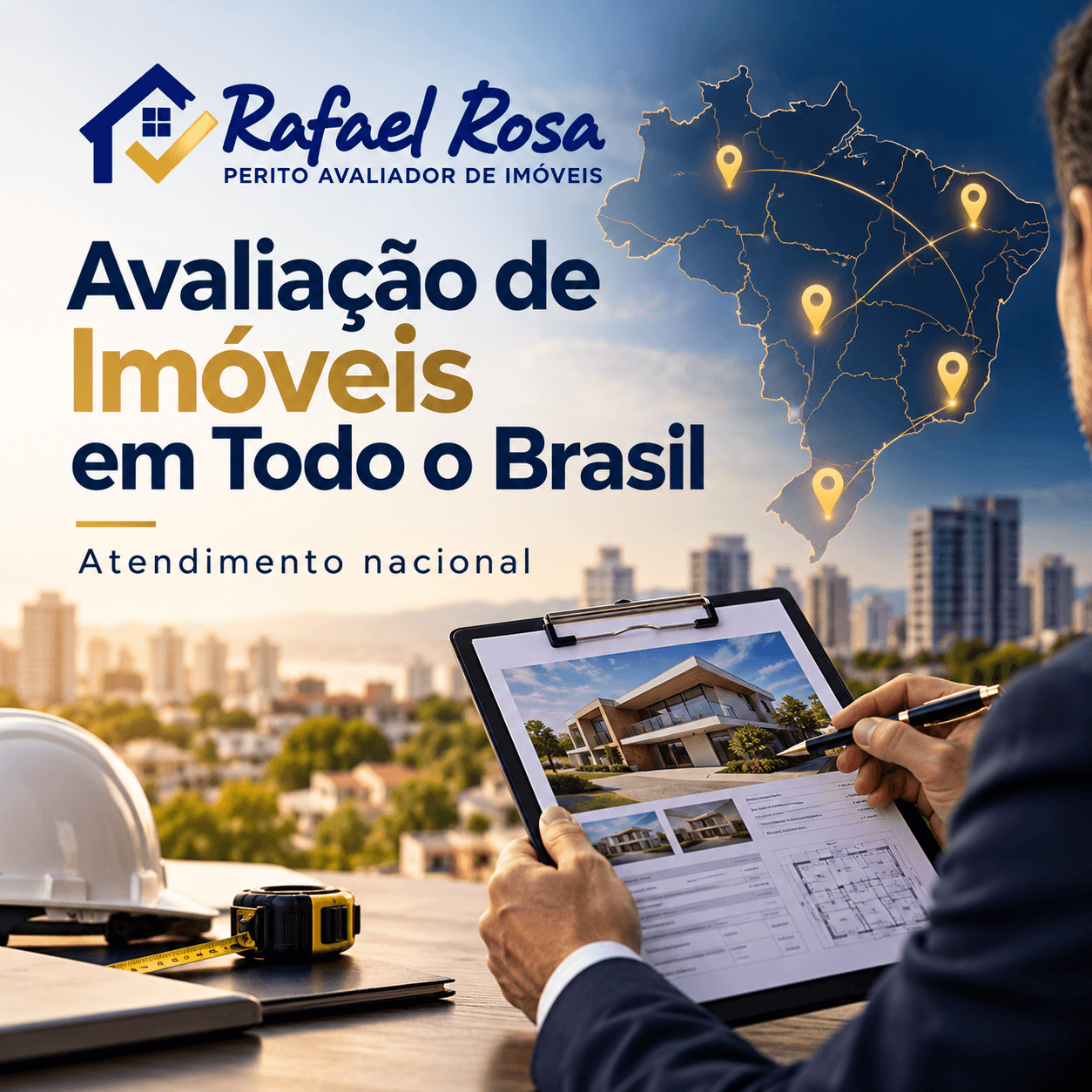 Avaliação de imóveis em todo o Brasil com atendimento nacional