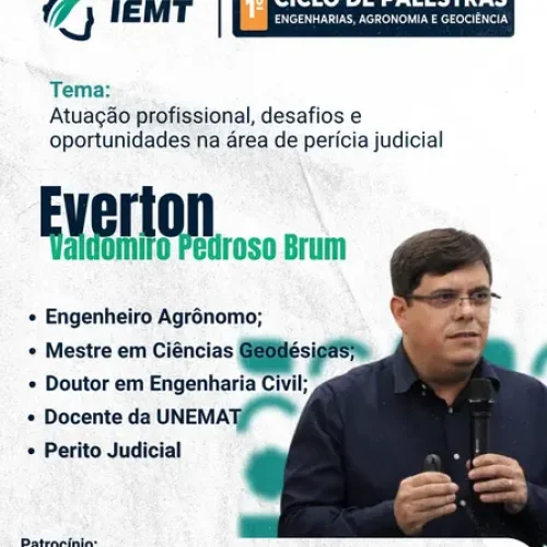IEMT promove ciclo de palestras com destaque para a perícia judicial IEMT promove ciclo de palestras com destaque para a perícia judicial